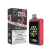 Frozen Watermelon Feed Sync Disposable Vape - 25,000 Puffs Savor the cool, refreshing blast of icy watermelon. Get ready to elevate your vaping game with the Feed Sync Disposable Vape—the world’s first smart disposable vape that’s packed with jaw-dropping features! This amazing device easily connects to both Android and Apple phones, giving you cool perks like SMS alerts, camera control, call functionality, social media updates, and even gaming.